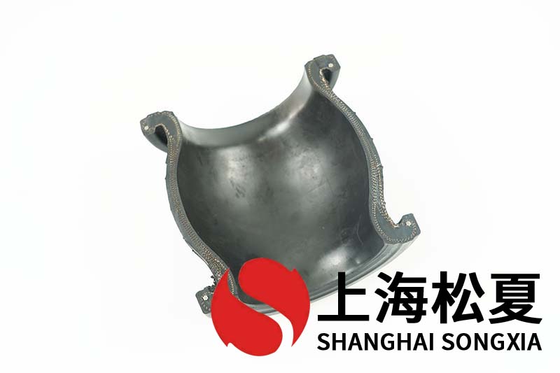 可曲挠橡胶伸缩软接安装在大型供水设备