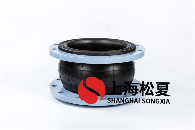 同步排吸式消防泵安装DN300单球体橡胶接头